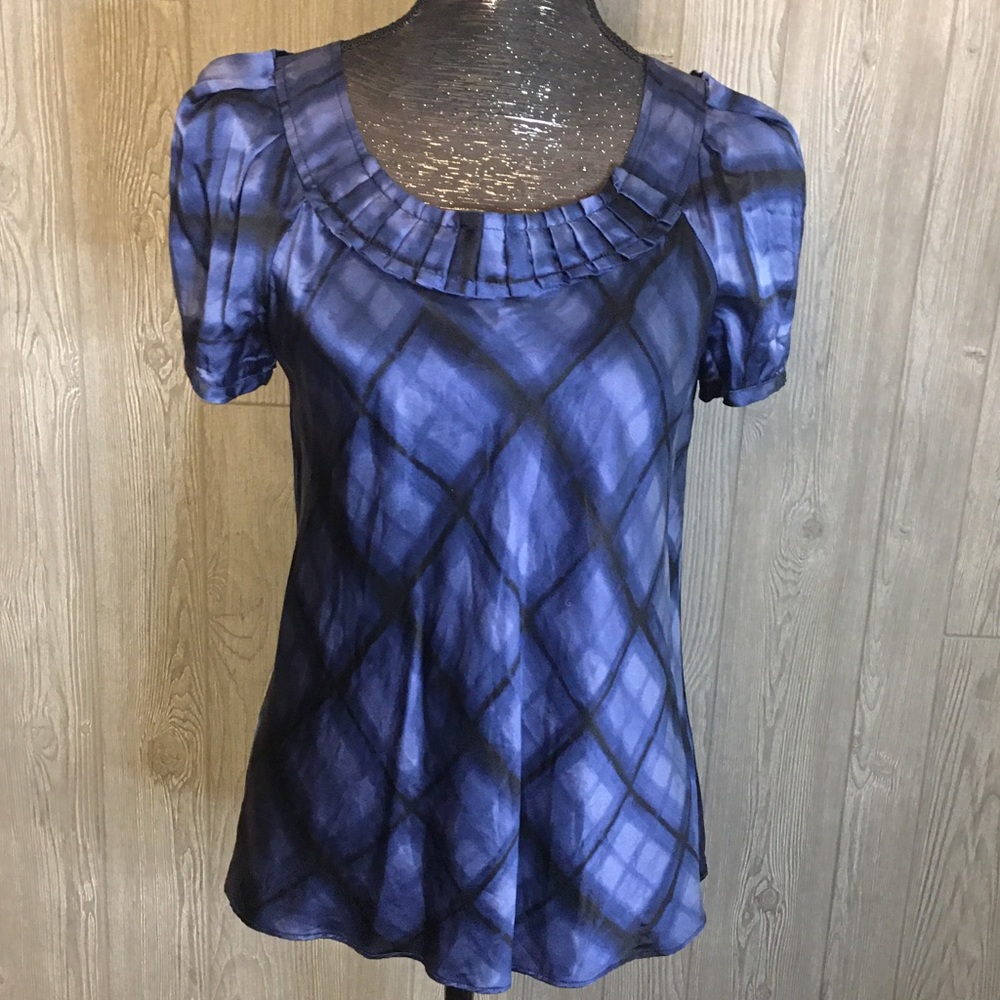 Banana Republic Silk Printed Blouse Size S